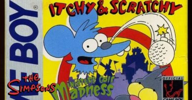 Itchy & Scratchy in Miniature Golf Madness 1994