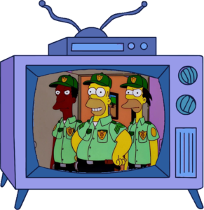 Papa's Got a Brand New Badge
Papá tiene una placa nueva
Los Simpsons Temporada 13 Episodio 22