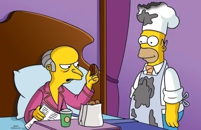 Homer y Burns