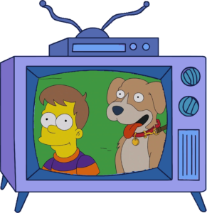 To Cur, With Love
A mi chucho, con amor
A mi perro con amor
Los Simpsons Temporada 24 Episodio 8