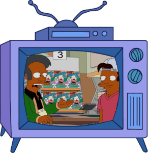 Much Apu About Something
Mucho Apu y menos nueces
Mucho escándalo por nada
Los Simpsons Temporada 27 Episodio 12