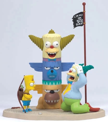 Bart y Krusty de Kampamento Krusty - McFarlane Toys
