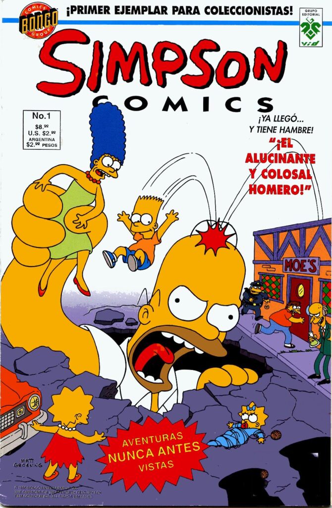 Simpson Comics 1 - El Asombroso y Colosal Homero