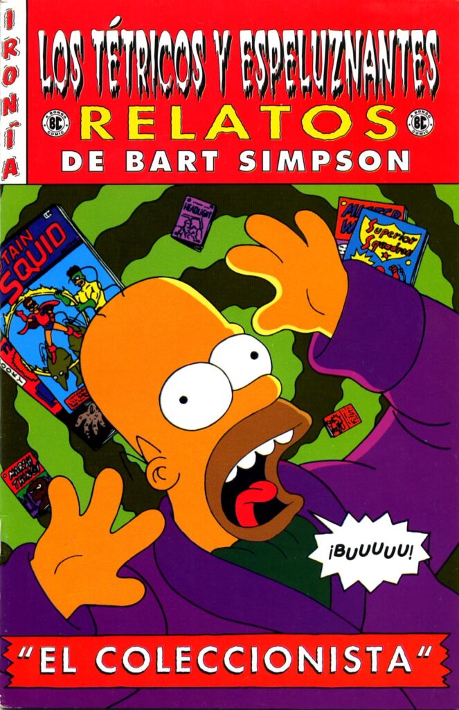 Los tétricos y espeluznantes relatos de Bart Simpson "El coleccionista"
