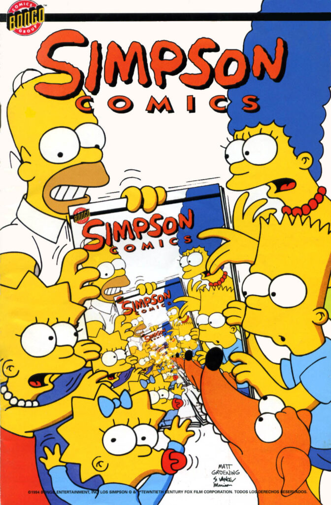 Simpson Comics 4 - Todo esta en las tarjetas